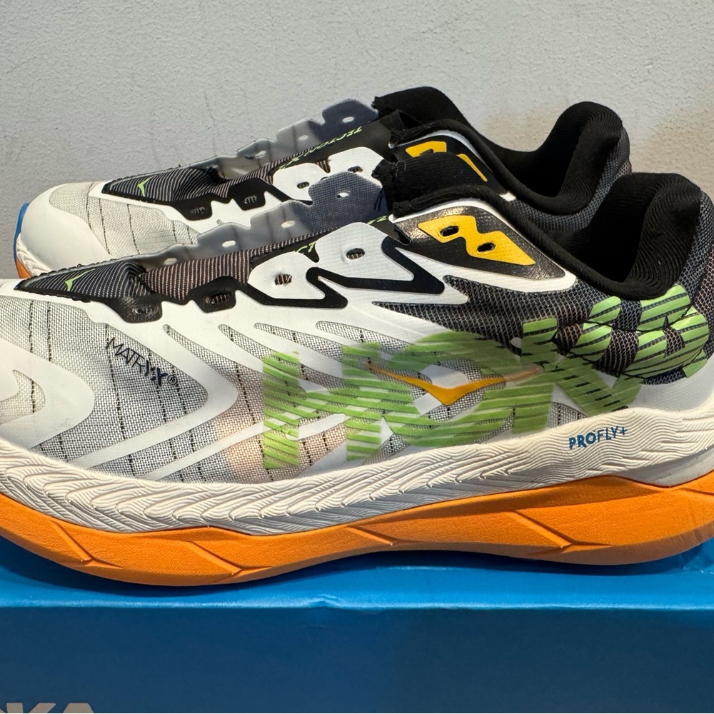 Hoka One One Men's Tecton X2 White Solar Flare